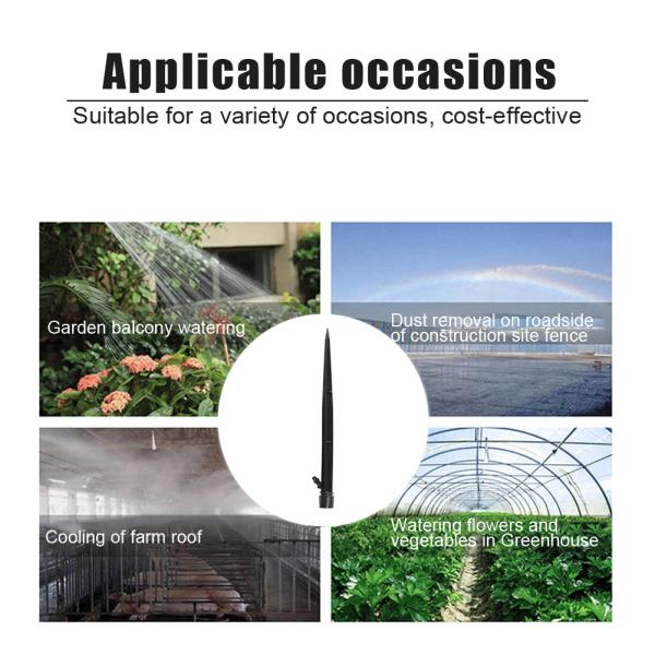 Adjustable Spike Drip Irrigation Watering System Garden Greenhouse