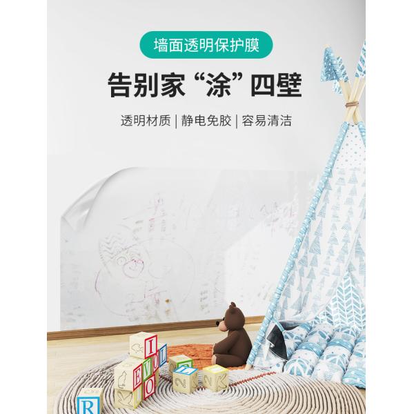 Modern Design Style Transparent Protective Film for Interior House Decor and Wall Decoration