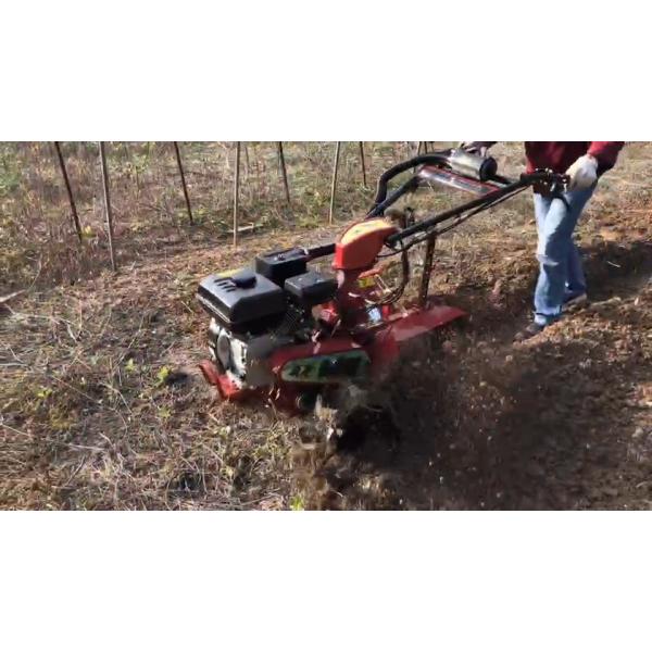 70cm Working Width Four-Wheel Drive Ditching Machine for Orchard Featuring Gasoline Engine