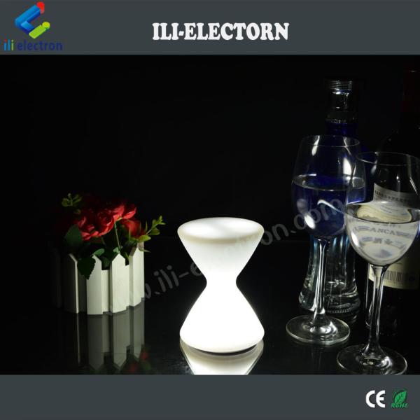Mini Hourglass shape plastic Decorative led Table Lamp