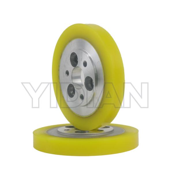 120*25*15mm PU Wheels Feeding Rollers For Four Sided Wood Planer Machine