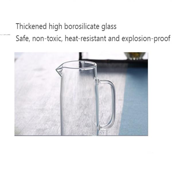 Household Juice Zapper with Thickened High Borosilicate Glass and Stainless Steel Lid