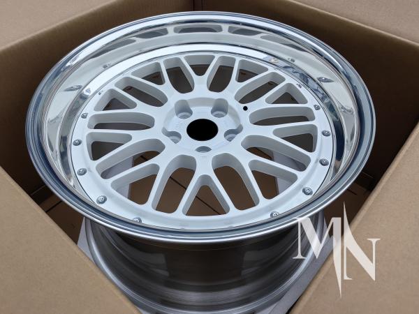 2 Piece Forged Custom Wheels BBS LM LMR LeMans Gold Rims For BMW 370z 350z
