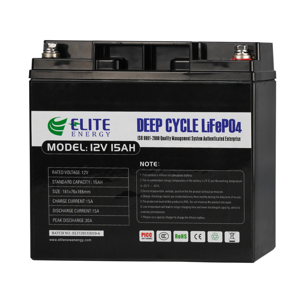Прочная батарея опционное Bluetooth иона 12V 15Ah IP54 портативная Li