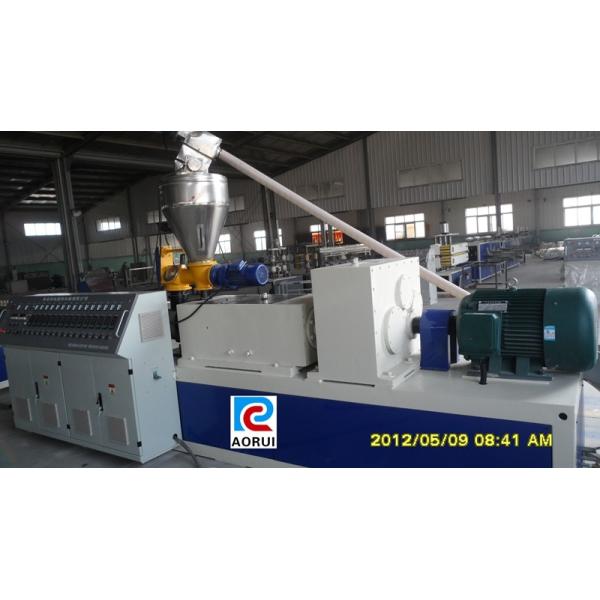 380V 50HZ Wood Plastic Composite Machine , PVC Profile Pannel Extrusion Line