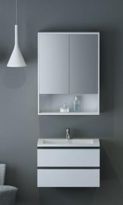 High Grade MDF Wall Hung Bathroom Cabinet Vanity Units With Mirror Cabinet