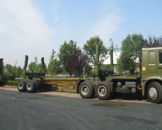 Sinotruk Howo 6x4 Timber Cargo Truck With Air conditioner / Logging Transporter