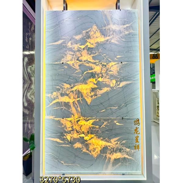 Italy Alpine White Marble Luxury Stone Book-match Background Feature Wall Luxurious Flooring Stone