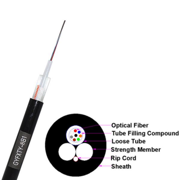 Glass Yarn Armored Fiber Optic Ethernet Cable GYFTY-FS RFP Central Strength Member