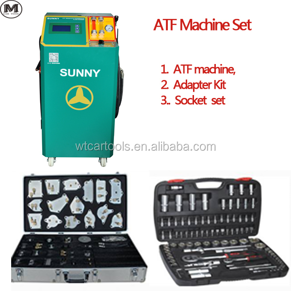 Alta precisión 105pcs kit de adaptador ATF para cambio de fluido de transmisión automática