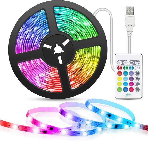 5M 3M DC 5V 12V Smart 5050 RGB LED Strip With IR Wifi Auto Lighting Systems