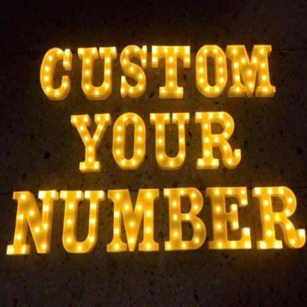Stainless Steel LED Marquee Love Letters for Wedding Decor Lights Perfect Addition