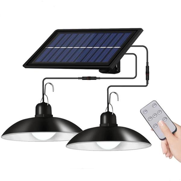 Big Solar Panel Indoor Remote Control Solar Power Ceiling Light for Modern Homes