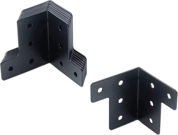 Workbench Metal L Corner Brace Bracket Joint Fastener Galvanized