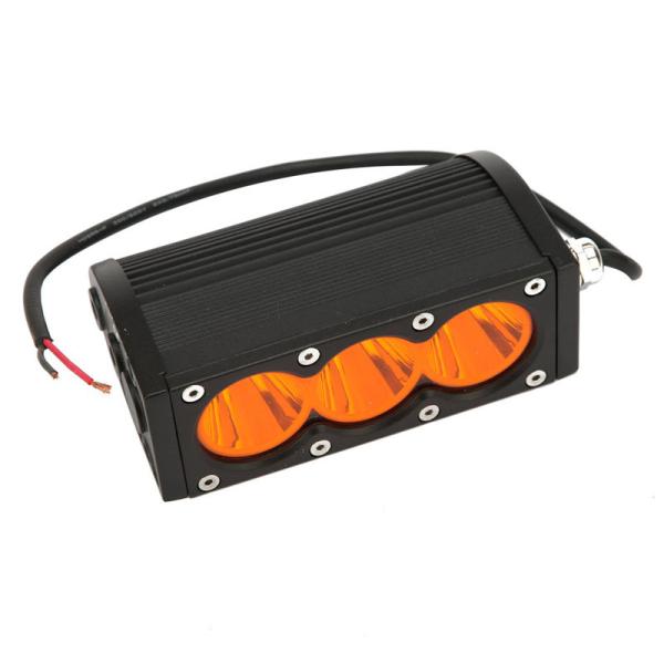 Super bright 30W yellow spot single row led light bar CREE LED PC lens  HCB-L30SDC