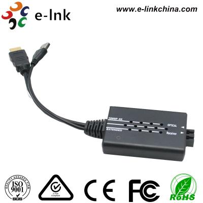 OM3 HDMI sobre o prolongamento da fibra ótica, fibra multimodo Hdmi à caixa do conversor de cabo ótico