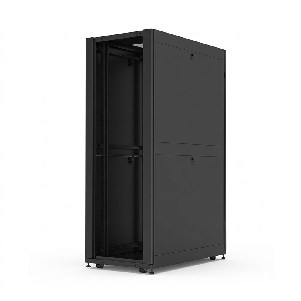 SY-SCM61247W 47U Flat Pack Server Rack Cabinet 600x1200mm High Load-Bearing ODM
