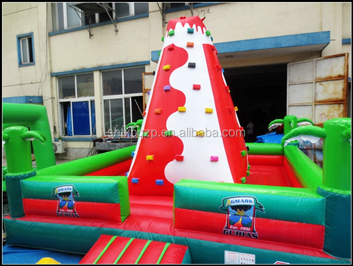 China Factory Sport Inflatable High Quality Inflatable Sport Games Inflatable Climbing Wall on Sell for Kids