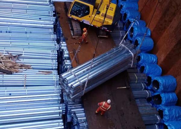 Hot Dip Galvanized 114mm 610mm Erw Steel Pipe Od 4 Inch