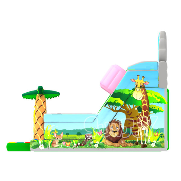 Jungle Theme Slide Kids Oxford Inflatable Amusement Park