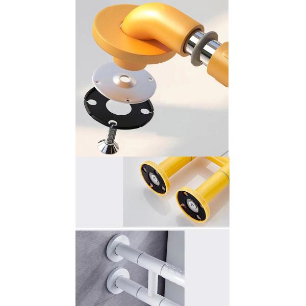 Wall Mounted Stainless Steel Grab Bar Anti Slip For Bathroom Toilet