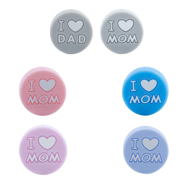 шарика прорезывания зубов силикона 27mm безвкусное декоративного непахучее для детей младенца