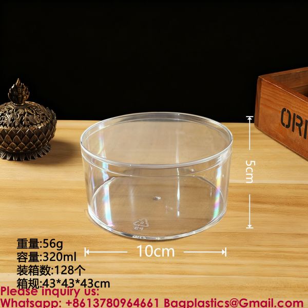 Clear Round Makeup Brush Holder & Pencil Cup, Versatile Cylinder Container Organizer For Desk, Cosmetics, Toothbrush, Crayons, Utensils, Office & Stationery Supplies