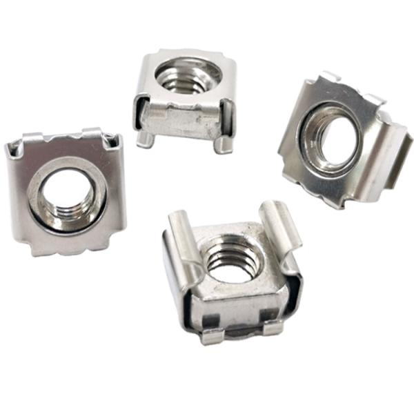 Industria automotriz 304 de acero inoxidable de pinza de nuez flotante cuadrada de nuez de fijación de la hoja