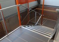 Anticorrosion Stairway Stainless Steel Rope Netting 50 X 50mm Hole