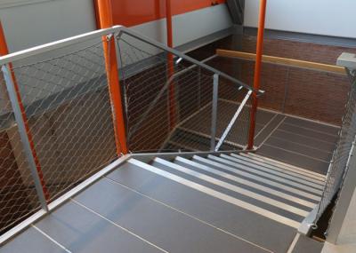 Anticorrosion Stairway Stainless Steel Rope Netting 50 X 50mm Hole