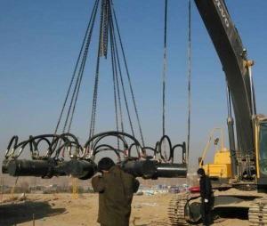 Steel Circular Hydraulic Pile Cutter And Crusher Bridge Pile Demolition Pb