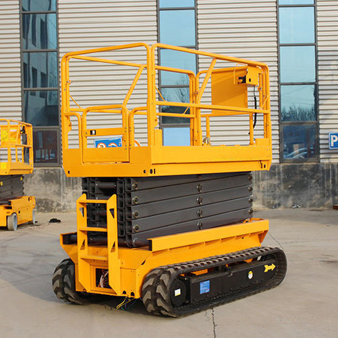 Portable Scissor Lift 1550 kg Heavy Duty Mobile Electric Work Platform Lifting Tools
