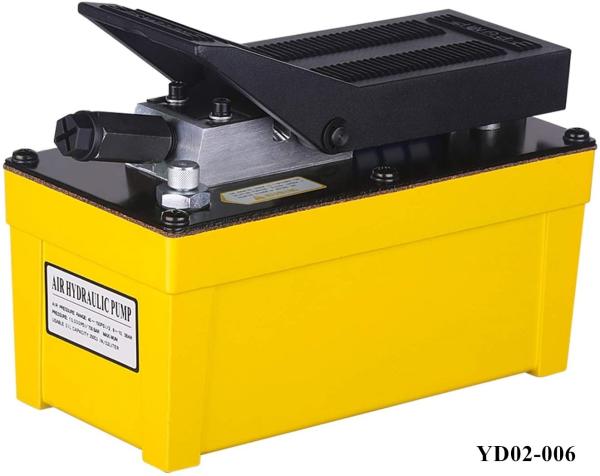 Bomba de pé hidráulica cozida do ar da oficina 10000PSI do pó