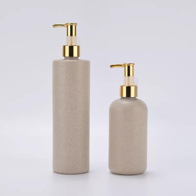 100ml 200ml Plastic Shampoo Pump Lotion Bottle PET Body Wash