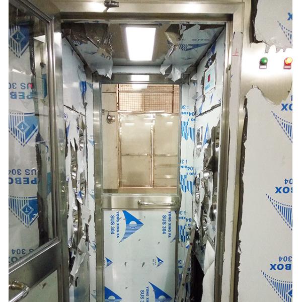 High Standard Automatic Stainless Steel Air Shower One Peronal With Exit Door Locked