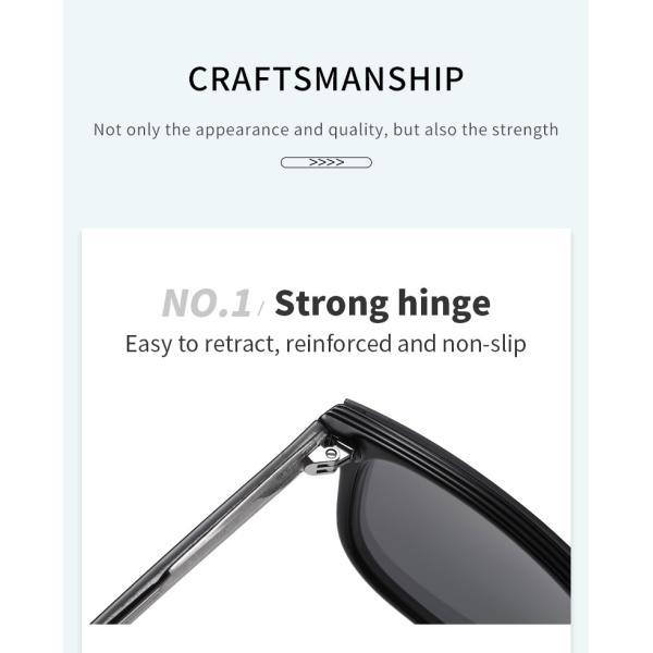 Поглощая поляризовыванные магнитные солнечные очки 2 объектива придают квадратную форму близорукости людей