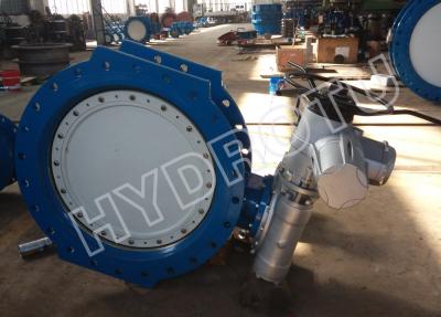 Electric / Manual Drived Wafer Butterfly Valve With Water Pressure 0.25Mpa - 2.5Mpa For Hydropower