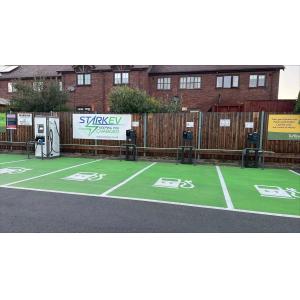 Зарядная станция Dc 60kw 120kw 150kw Ev со штепсельной вилкой Ccs Gb/T Chademo