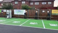 Estación de carga de DC 60kw 120kw 150kw Ev con el enchufe de Ccs Gb/T Chademo