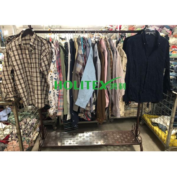 Comfortable Mens Used Clothing Japanese Style Second Hand Mens Long Sleeve Shirts