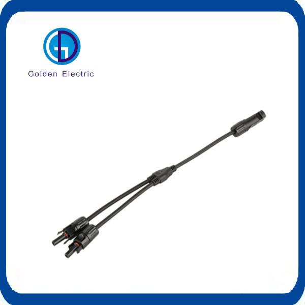Explosion Proof Y Branch 2 In 1 MC4 Connector High Reliability For Solar Power System