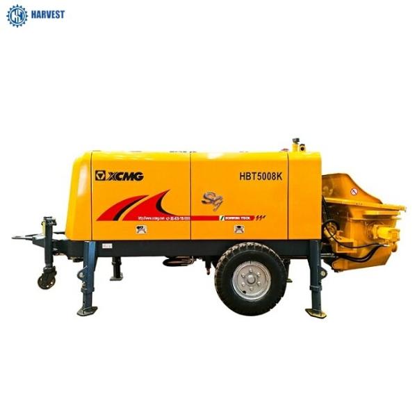 bomba concreta montada reboque de 8Mpa  HBT5008K 82kW