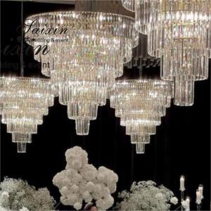 Glass Dining Room Crystal Chandelier Lighting Hotel Wedding Event Decor