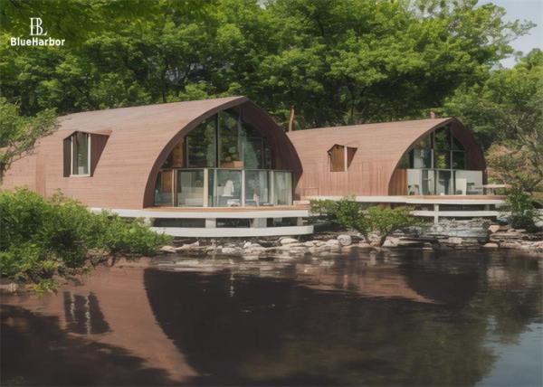 Customizable Luxury Camping Houses Soundproof Made Of Graphene Materials