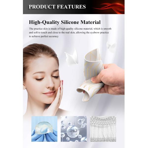 1.5MM Permanent Makeup Practice Skin Eyebrow Tattoo Microblading Skins Double Sides