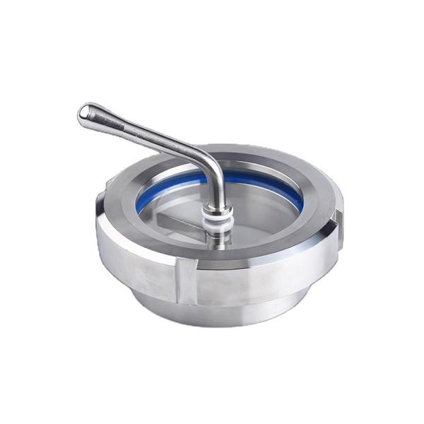 10bar Sanitary Stainless Steel 304/316L Welded Tube Union Sight Glass with Wiper