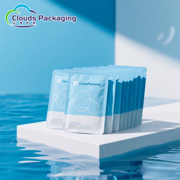 Heat Seal 3 Side Seal Sachet for Skin Care Products Facial Mask Packaging