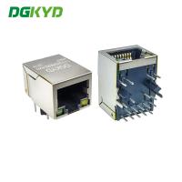 Conector portuario POE de la red del filtro de DGKYD111Q334AB2A2DP057 RJ45 Gigabit Ethernet solo con el escudo ligero 10P8C de la tira