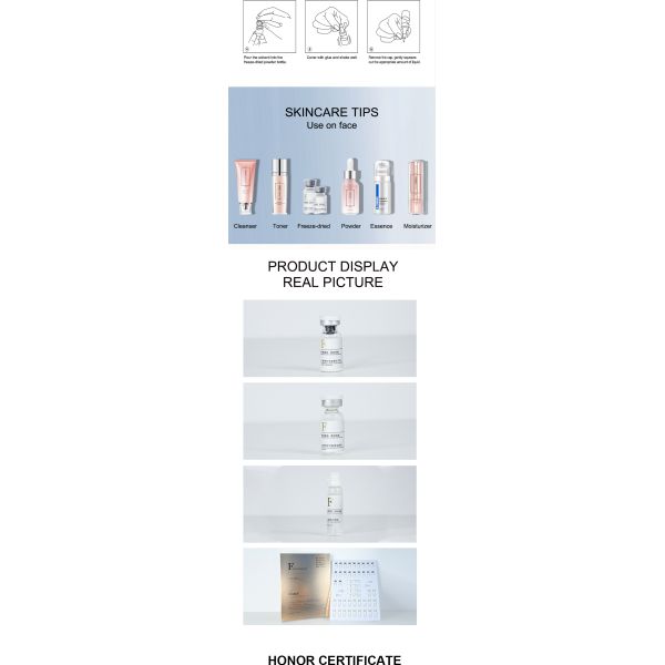 OEM Anti Wrinkle Brighten Oligopeptide-1 Sodium Hyaluronate Freeze Dried Powder Sheep Placenta Extract Lyophilized Powder