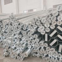 Hot Roll Steel Q355 35FT Electric Pole with 500KGF Load Octagonal Shape Galvanized Surface